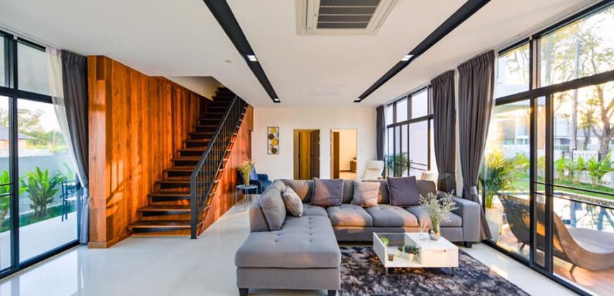 Luxury House Modern Style With Private Pool, San Phak Wan, Hang Dong.