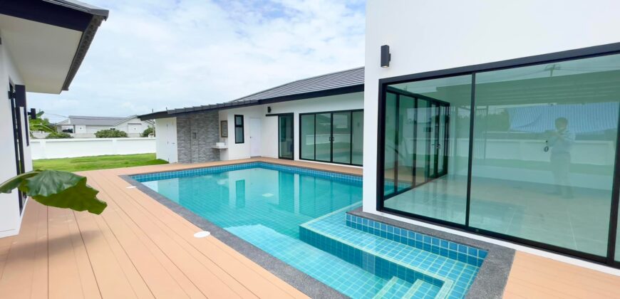 Pool Villa สร้างใหม่ เนื้อที่เยอะ ต.ท่าวังตาล อ.สารภี ใกล้วัดบวกครกเหนือ โรงเรียนนานาชาติเยอรมัน ถนนวงแหวนรอบ 3 เพียง 2 กม.