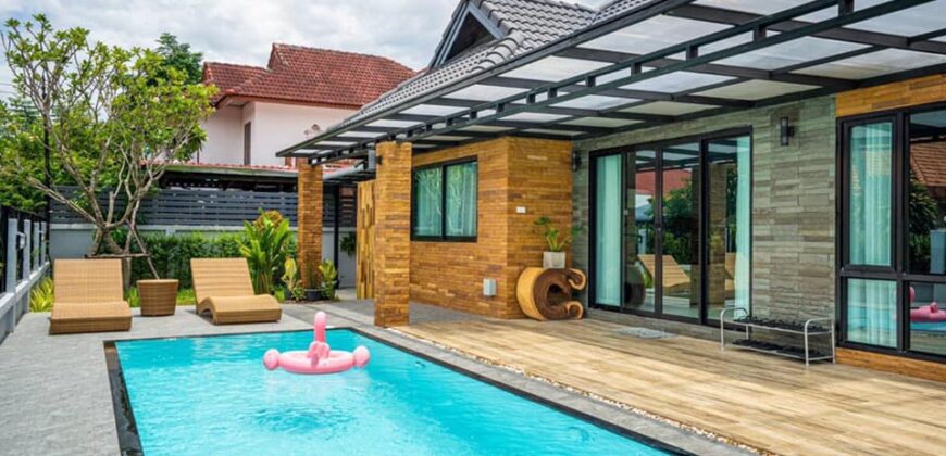 House with private pool near Kad Farang,Satit Chiangmai International School.