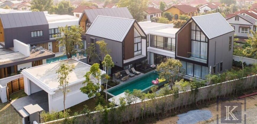 Pool Villa สไตล์นอร์ดิก ตกแต่งพร้อมเข้าอยู่ ต.สันผักหวาน อ.หางดง ใกล้สนามบินเชียงใหม่