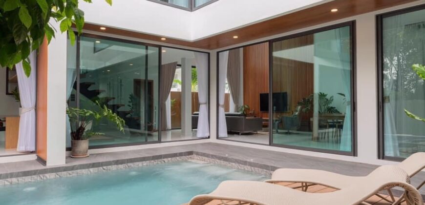 Modern pool villa located on jedyod, near Nimman road.