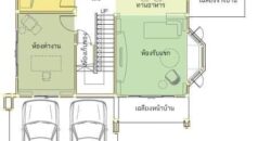 บ้านเดี่ยวหลังใหญ่ โครงการหมู่บ้านแสนสราญ ต.หนองควาย อ.หางดง