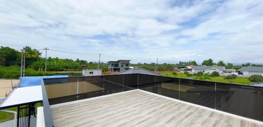 Pool Villa สร้างใหม่ เนื้อที่เยอะ ต.ท่าวังตาล อ.สารภี ใกล้วัดบวกครกเหนือ โรงเรียนนานาชาติเยอรมัน ถนนวงแหวนรอบ 3 เพียง 2 กม.