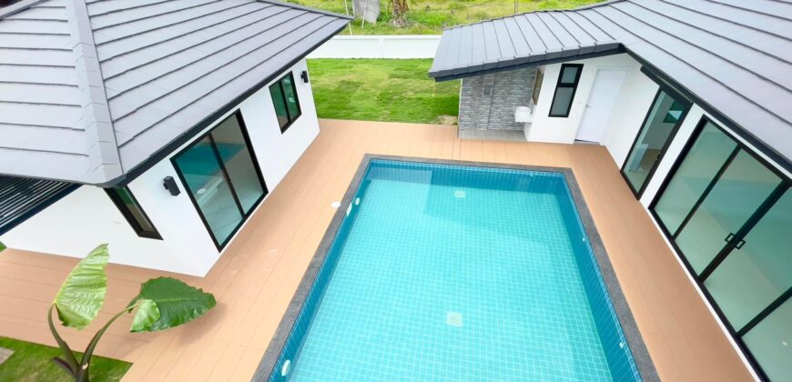 Pool Villa สร้างใหม่ เนื้อที่เยอะ ต.ท่าวังตาล อ.สารภี ใกล้วัดบวกครกเหนือ โรงเรียนนานาชาติเยอรมัน ถนนวงแหวนรอบ 3 เพียง 2 กม.