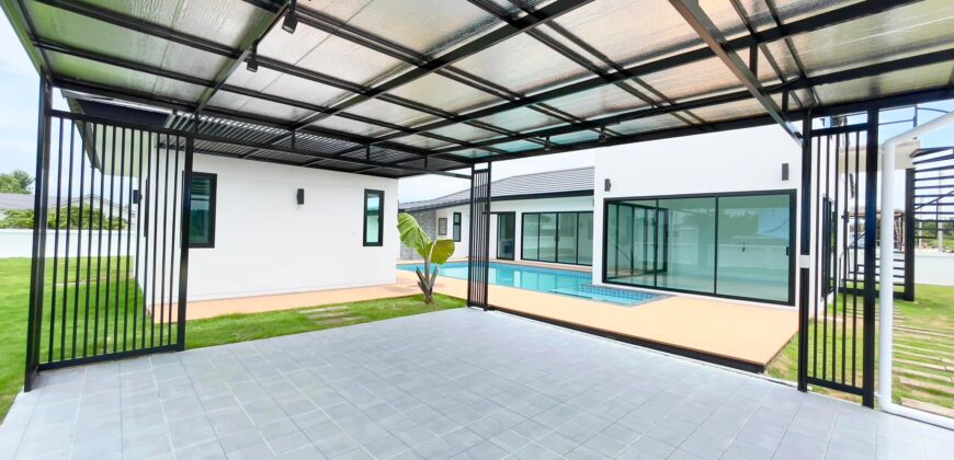 Pool Villa สร้างใหม่ เนื้อที่เยอะ ต.ท่าวังตาล อ.สารภี ใกล้วัดบวกครกเหนือ โรงเรียนนานาชาติเยอรมัน ถนนวงแหวนรอบ 3 เพียง 2 กม.