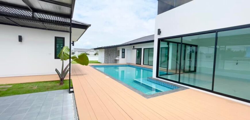 Pool Villa สร้างใหม่ เนื้อที่เยอะ ต.ท่าวังตาล อ.สารภี ใกล้วัดบวกครกเหนือ โรงเรียนนานาชาติเยอรมัน ถนนวงแหวนรอบ 3 เพียง 2 กม.