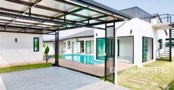 Pool Villa สร้างใหม่ เนื้อที่เยอะ ต.ท่าวังตาล อ.สารภี ใกล้วัดบวกครกเหนือ โรงเรียนนานาชาติเยอรมัน ถนนวงแหวนรอบ 3 เพียง 2 กม.