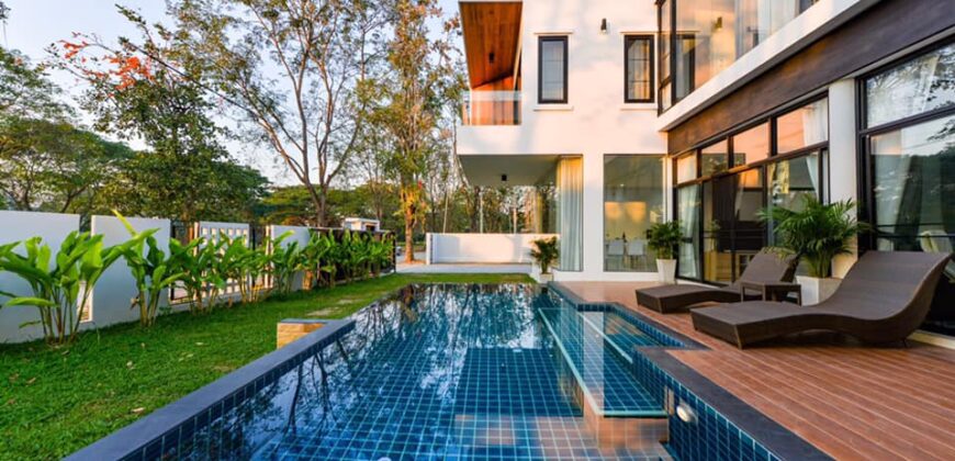 Luxury House Modern Style With Private Pool, San Phak Wan, Hang Dong.