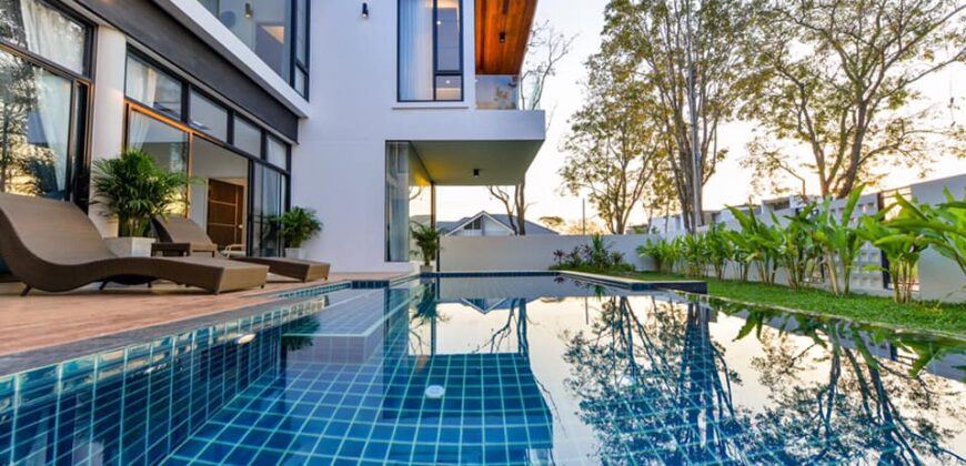 Luxury House Modern Style With Private Pool, San Phak Wan, Hang Dong.