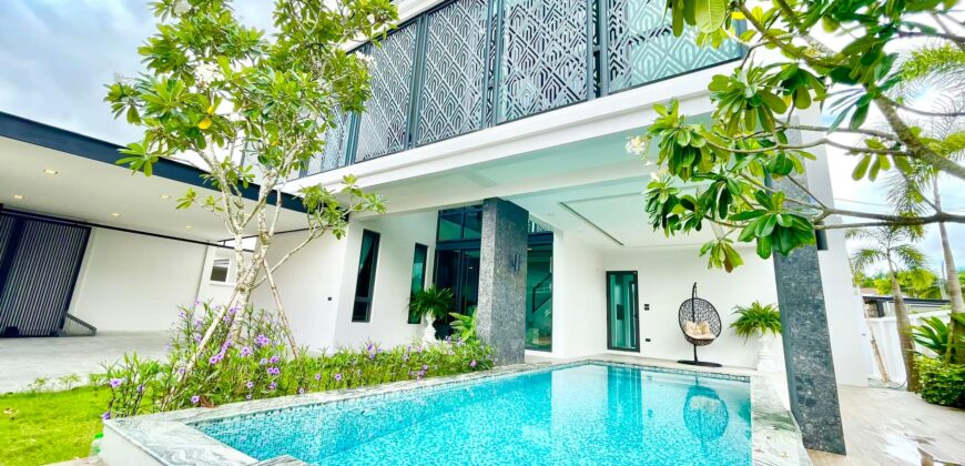 Pool Villa สร้างใหม่สุดหรู ต.สันทรายน้อย อ.สันทราย ใกล้ Central Festival ตลาดสามแยก