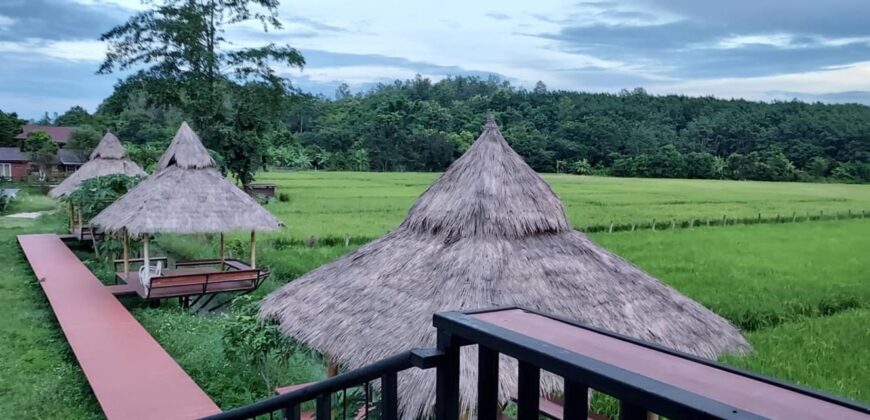 รีสอร์ต ต.สะลวง อ.แม่ริม บรรยากาศธรรมชาติติดภูเขา