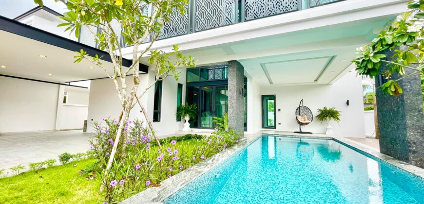 Pool Villa สร้างใหม่สุดหรู ต.สันทรายน้อย อ.สันทราย ใกล้ Central Festival ตลาดสามแยก