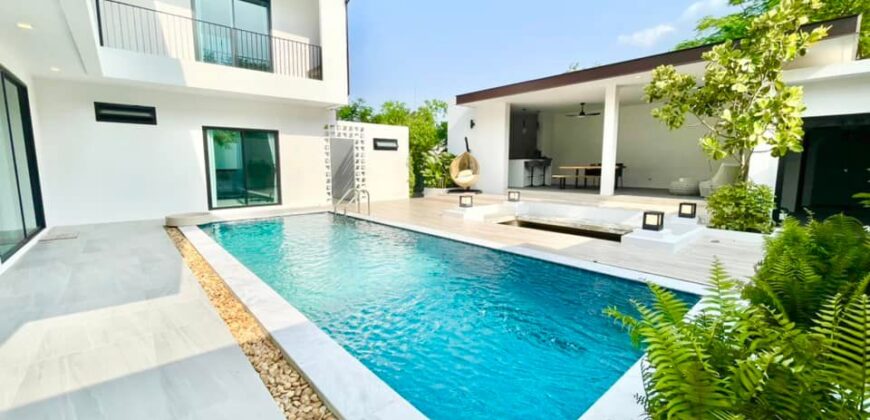 Pool Villa สร้างใหม่ ต.สันผักหวาน อ. หางดง ใกล้สนามบิน เพียง 15 นาที