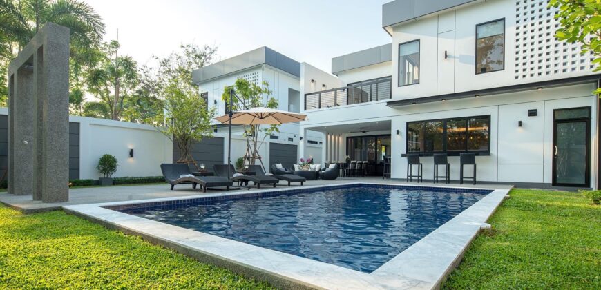 Pool Villa สร้างใหม่ 2 ชั้น ต.สันผักหวาน อ.หางดง ใกล้สนามบินเชียงใหม่ บิ๊กซีแม่เหียะ