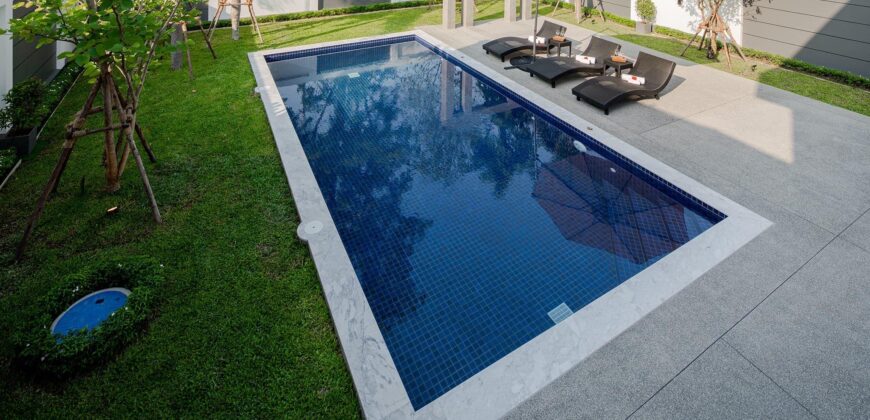 Pool Villa สร้างใหม่ 2 ชั้น ต.สันผักหวาน อ.หางดง ใกล้สนามบินเชียงใหม่ บิ๊กซีแม่เหียะ