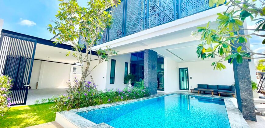 Pool Villa สร้างใหม่สุดหรู ต.สันทรายน้อย อ.สันทราย ใกล้ Central Festival ตลาดสามแยก