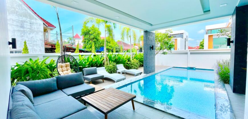 Pool Villa สร้างใหม่สุดหรู ต.สันทรายน้อย อ.สันทราย ใกล้ Central Festival ตลาดสามแยก