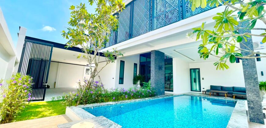 Pool Villa สร้างใหม่สุดหรู ต.สันทรายน้อย อ.สันทราย ใกล้ Central Festival ตลาดสามแยก