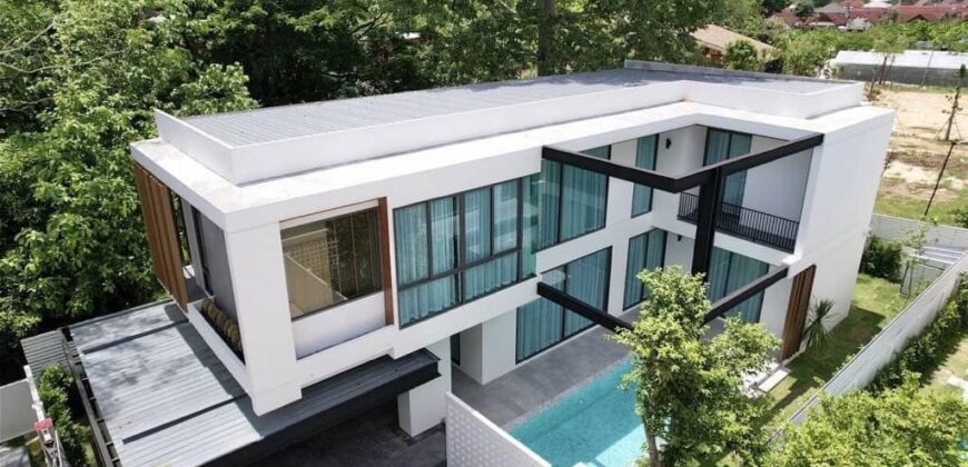 Pool Villa สไตล์มินิมอล ต.ท่าวังตาล อ.สารภี ใกล้ถนนวงแหวนรอบ 2 เวียงกุมกาม