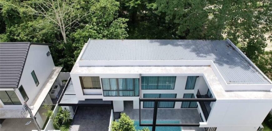 Pool Villa สไตล์มินิมอล ต.ท่าวังตาล อ.สารภี ใกล้ถนนวงแหวนรอบ 2 เวียงกุมกาม