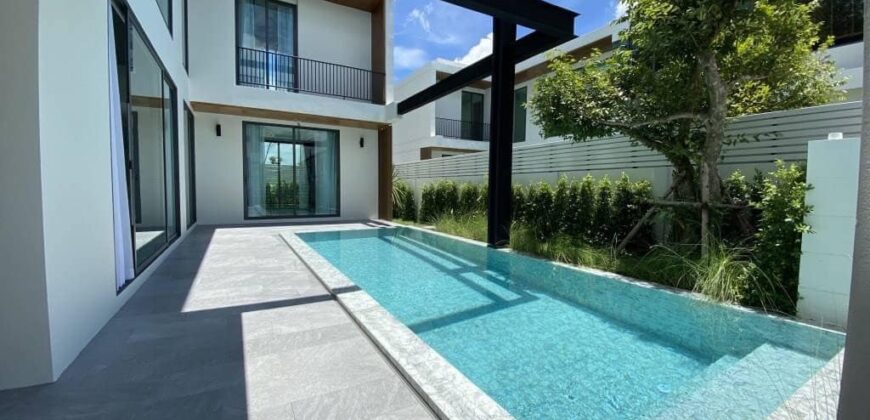 Pool Villa สไตล์มินิมอล ต.ท่าวังตาล อ.สารภี ใกล้ถนนวงแหวนรอบ 2 เวียงกุมกาม