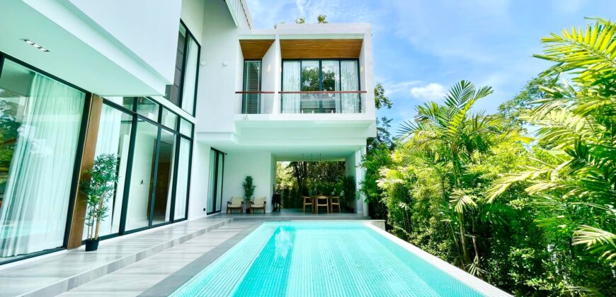 Pool Villa สร้างใหม่ สไตล์นอร์ดิก ต.สันผักหวาน อ.หางดง ใกล้บิกซีแม่เหียะ สนามบินเชียงใหม่