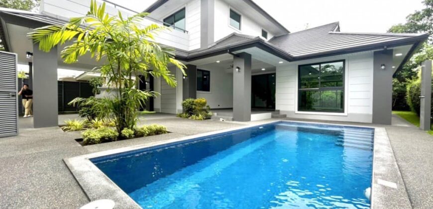 Pool Villa สไตล์คอนเทมโพรารี่ ต.สันผักหวาน อ.หางดง ใกล้บิ๊กซีแม่เหียะ สนามบินเชียงใหม่