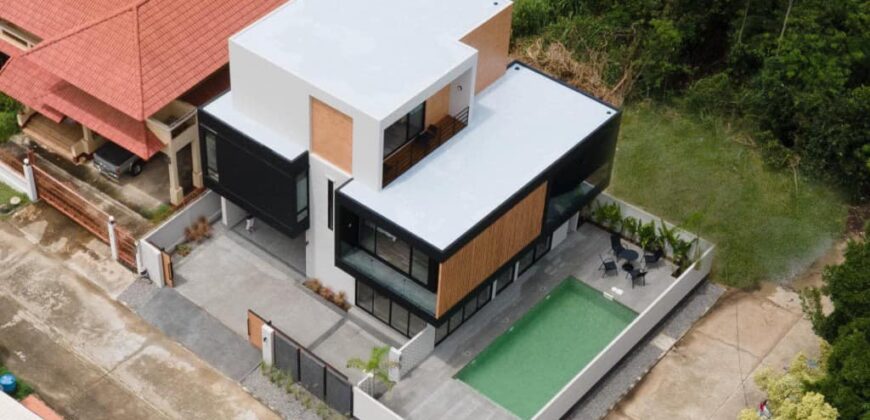 Pool Villa สไตล์โมเดิร์น ต.บ้านแหวน อ.หางดง ใกล้กาดฝรั่ง ตลาดหางดง