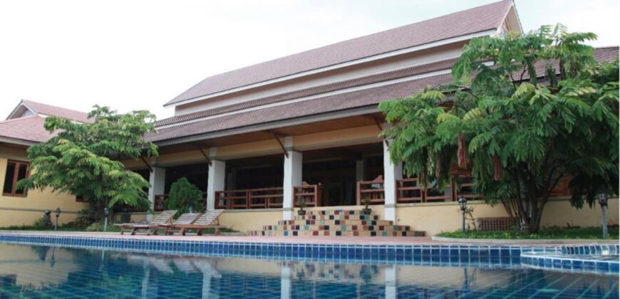 Pool Villa สไตล์รีสอร์ท ติดแม่น้ำปิง เนื้อที่ 2 ไร่เศษ ต.ดอนแก้ว อ.แม่ริม ใกล้ตลาดป่าข่อยใต้ โรงพยาบาลนครพิงค์