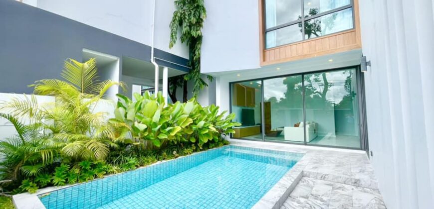 Pool Villa สร้างใหม่ โซนเจ็ดยอด ต.ช้างเผือก อ.เมืองเชียงใหม่ ใจกลางเชียงใหม่ ใกล้เมญ่า