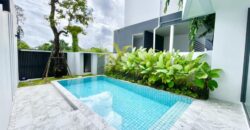 Pool Villa สร้างใหม่ โซนเจ็ดยอด ต.ช้างเผือก อ.เมืองเชียงใหม่ ใจกลางเชียงใหม่ ใกล้เมญ่า