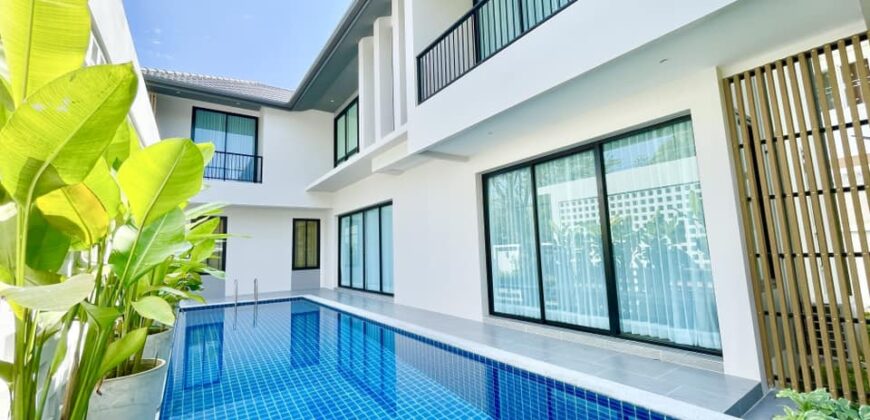 Pool Villa สร้างใหม่ 2 ชั้น ต.สันผักหวาน อ.หางดง ใกล้สนามบินเชียงใหม่ บิ๊กซีแม่เหียะ