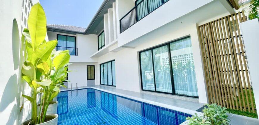 Pool Villa สร้างใหม่ 2 ชั้น ต.สันผักหวาน อ.หางดง ใกล้สนามบินเชียงใหม่ บิ๊กซีแม่เหียะ