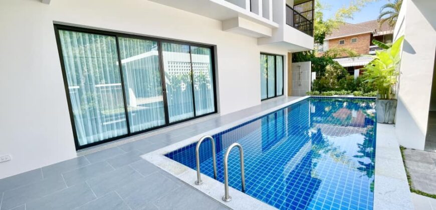 Pool Villa สร้างใหม่ 2 ชั้น ต.สันผักหวาน อ.หางดง ใกล้สนามบินเชียงใหม่ บิ๊กซีแม่เหียะ