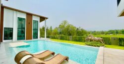 Pool Villa สร้างใหม่ 2 ชั้น วิวภูเขา วิวทุ่งนา บนเนื้อที่เกือบ 1 ไร่ ต.ห้วยทราย อ.แม่ริม จ.เชียงใหม่ ใกล้โรงเรียนนานาชาติเปรม 3 นาที, อบต.ห้วยทราย