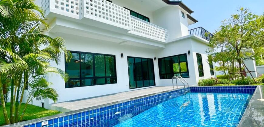 Pool Villa สร้างใหม่ 2 ชั้น ต.สันผักหวาน อ.หางดง ใกล้สนามบินเชียงใหม่ บิ๊กซีแม่เหียะ