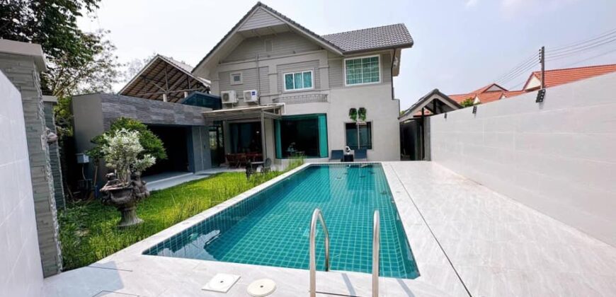 Pool Villa รีโนเวทใหม่ ต.บ้านแหวน อ.หางดง จ.เชียงใหม่ ใกล้กาดฝรั่ง, โรงเรียนนานาชาติสาธิตมหาวิทยาลัยรังสิต