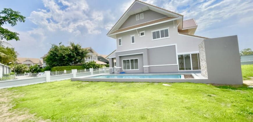 Pool Villa สร้างใหม่ 2 ชั้น โซนท่ารั้ว ต.สันปูเลย อ.ดอยสะเก็ด อ.เชียงใหม่ ใกล้ตลาดท่ารั้ว Central Festival