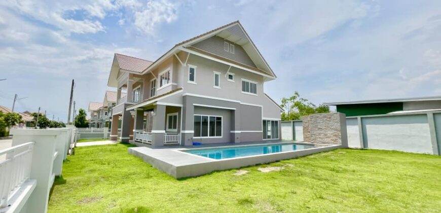 Pool Villa สร้างใหม่ 2 ชั้น โซนท่ารั้ว ต.สันปูเลย อ.ดอยสะเก็ด อ.เชียงใหม่ ใกล้ตลาดท่ารั้ว Central Festival