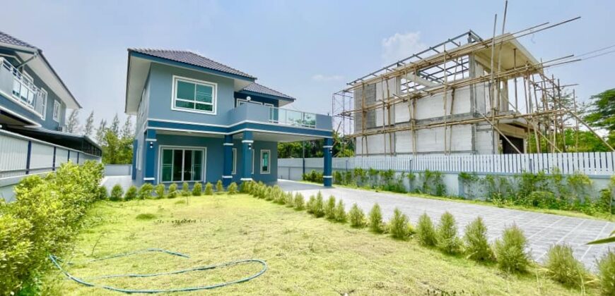 บ้านสร้างใหม่ หลังใหญ่ 2 ชั้น เนื้อที่เยอะ ต.หนองจ๊อม อ.สันทราย จ.เชียงใหม่ ใกล้วัดท่าเกวียน, ตลาดโชคดี, แยกหนองจ๊อม