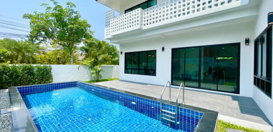 Pool Villa สร้างใหม่ 2 ชั้น ต.สันผักหวาน อ.หางดง ใกล้สนามบินเชียงใหม่ บิ๊กซีแม่เหียะ