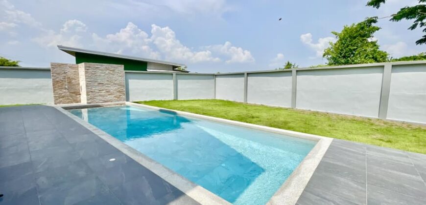 Pool Villa สร้างใหม่ 2 ชั้น โซนท่ารั้ว ต.สันปูเลย อ.ดอยสะเก็ด อ.เชียงใหม่ ใกล้ตลาดท่ารั้ว Central Festival