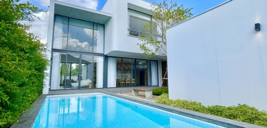 Pool Villa สร้างใหม่ 2 ชั้น สไตล์โมเดิร์น ต.หนองควาย อ.หางดง จ.เชียงใหม่ ใกล้แยกสะเมิง, พืชสวนโลก