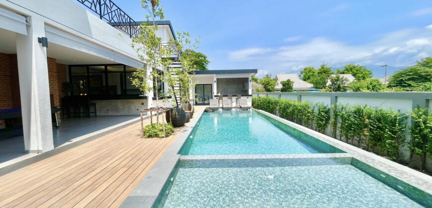 Pool Villa สร้างใหม่ ชั้นเดียว ต.ป่าแดด อ.เมืองเชียงใหม่ จ.เชียงใหม่ ใกล้กาดวรุณ, ถนนวงแหวนรอบ 2, สนามบินเชียงใหม่