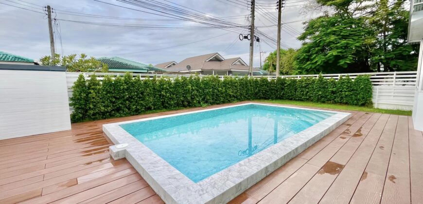 Pool Villa รีโนเวทใหม่ 2 ชั้น ต.สันผักหวาน อ.หางดง จ.เชียงใหม่ ใกล้ถนนวงแหวนรอบ 3, แยกสะเมิง, บ้านป่าตาล, 7-11 เพียง 1 กม.