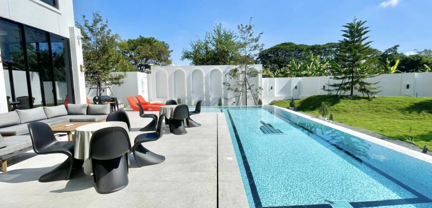 Pool Villa สร้างใหม่ 4 ชั้น Modern Luxury เนื้อที่กว่า 1 ไร่ ต.สันนาเม็ง อ.สันทราย จ.เชียงใหม่ ใกล้แยกแม่กวง, ตลาดสามแยก, Central Festival