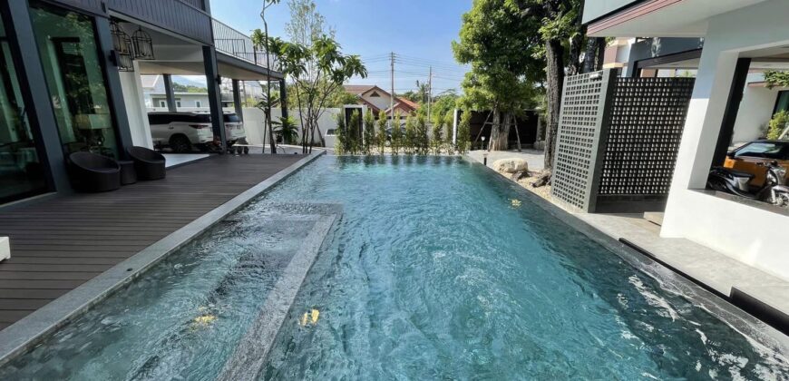 Pool Villa เนื้อที่เกือบ 1 ไร่ วิวดอย ต.สันผีเสื้อ อ.เมืองเชียงใหม่ จ.เชียงใหม่ ใกล้ตลาดรวมโชค, ศูนย์ราชการ, ถนนวงแหวนรอบ 2