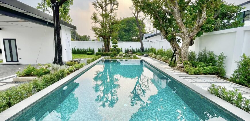 Pool Villa สร้างใหม่ 2 ชั้น ต.แม่เหียะ อ.เมืองเชียงใหม่ จ.เชียงใหม่ ใกล้พืชสวนโลก, ถนนคันคลองชลประทาน, ตลาดแม่เหียะ