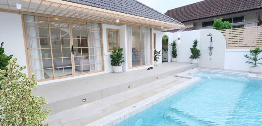 Pool Villa รีโนเวทใหม่ ชี้นเดียว สไตล์มินิมอล ต.หนองจ๊อม อ.สันทราย จ.เชียงใหม่ ใกล้ตลาดภูดอย, แยกหนองจ๊อม, ถนนวงแหวน